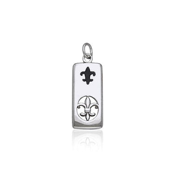 Fleur De Lis Silver Charm TCM029 - Jewelry